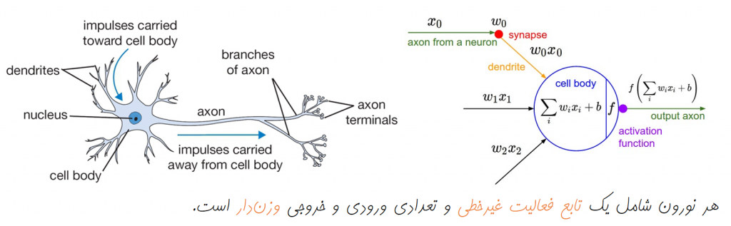 نورون | یادگیری ماشین | یادگیری عمیق | یادگیری ژرف