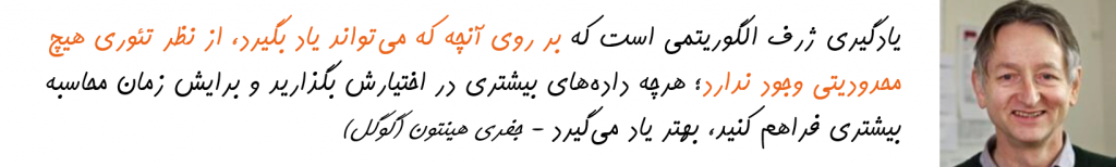 نقل قول از جفری هینتون | یادگیری ماشین | یادگیری عمیق | یادگیری ژرف